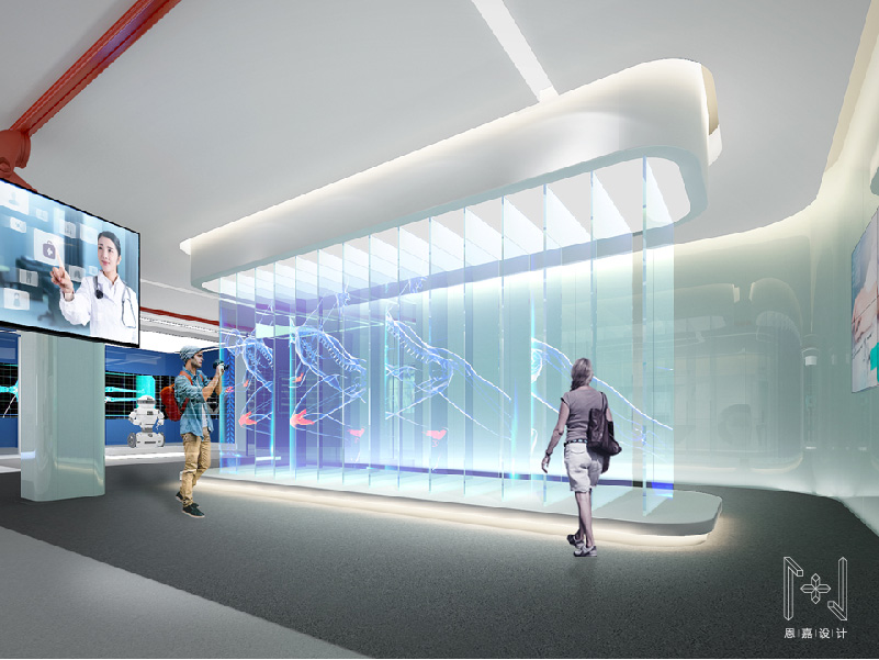 本次服務(wù)的是醫(yī)療影像創(chuàng)新公司，恩嘉在空間設(shè)計(jì)上，嘗試了六種不同的旋律： 氣質(zhì) ? 未來(lái) ? 專(zhuān)業(yè) ? 靈動(dòng) ? 溫馨 ? 輕松。如光的層次，六種旋律的高低起伏交替與融合，編織出屬于一脈獨(dú)有的特質(zhì)，延伸出一段關(guān)于一脈影像的體驗(yàn)之旅。